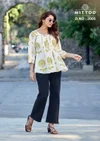 Crispy By Mittoo Rayon Printes Western Wear Ladies Top
